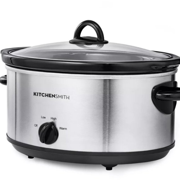 Bella 6qt Manual Slow Cooker - Stainless Steel - Picture 2 of 7
